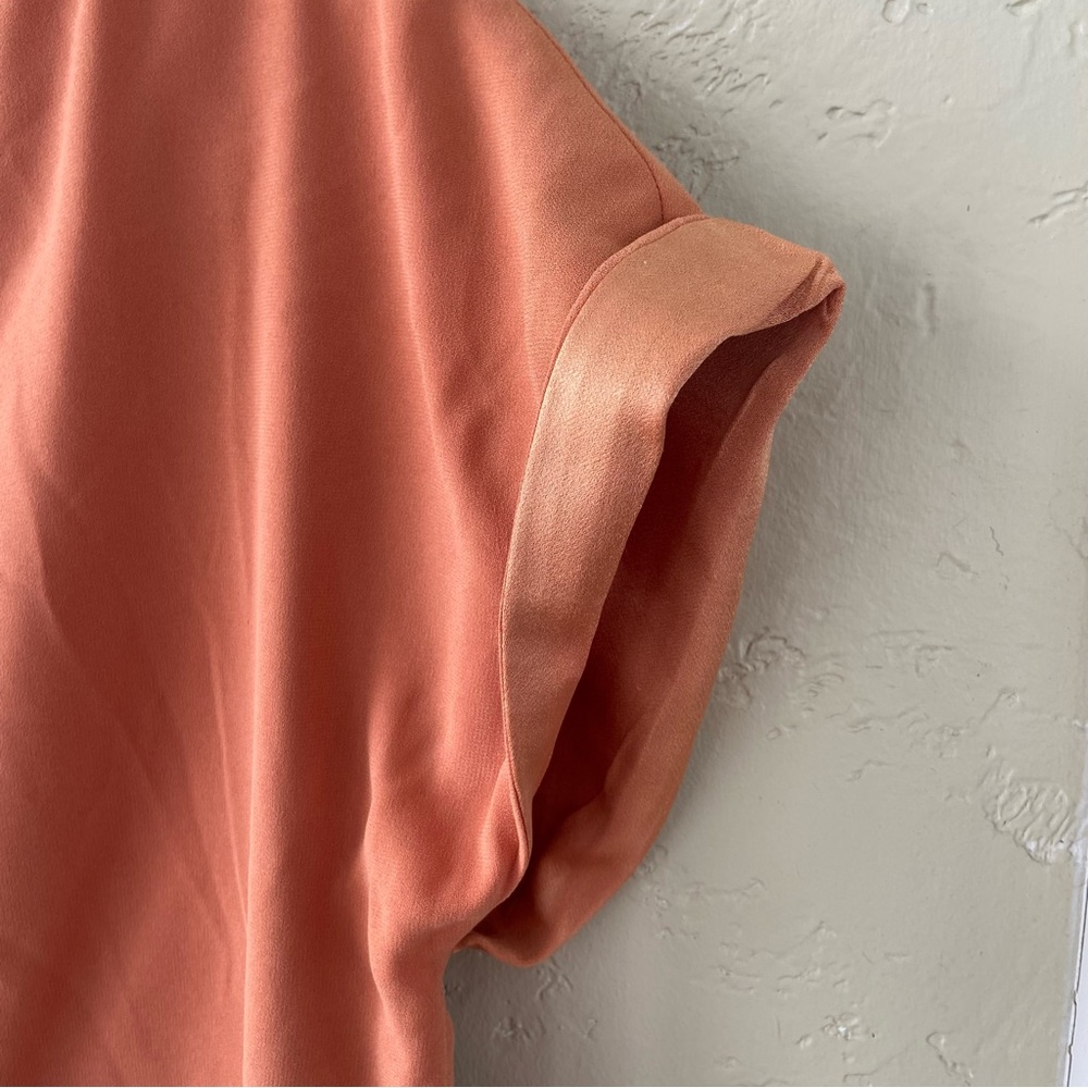 MM Lafleur persimmon Short Sleeve washable Blouse - Picture 5 of 7